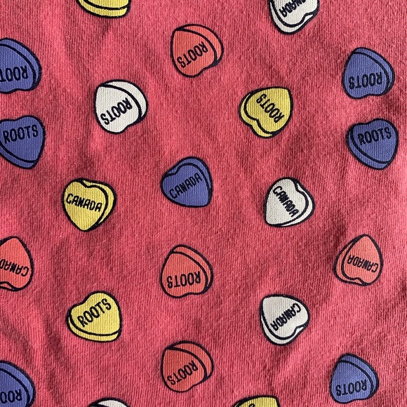 ROOTS KIDS | Candy Heart Roots Canada Pink T-Shirt - Picture 5 of 9